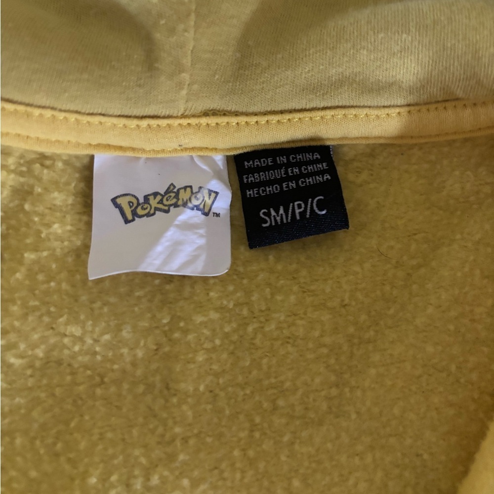 Pokémon Zippered Hooded Sweatshirt Kids Size Small - Picture 7 of 12